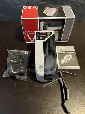 Money Counting Machine, Compact And Fast Battery And Adapter