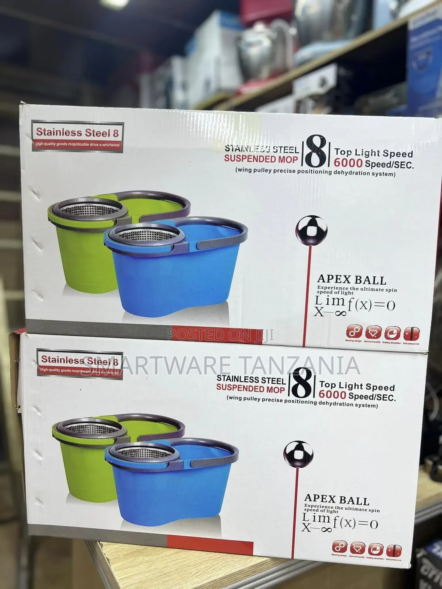 360 Rotation Mop With Bucket and Steel Spinner Floor Cleaner