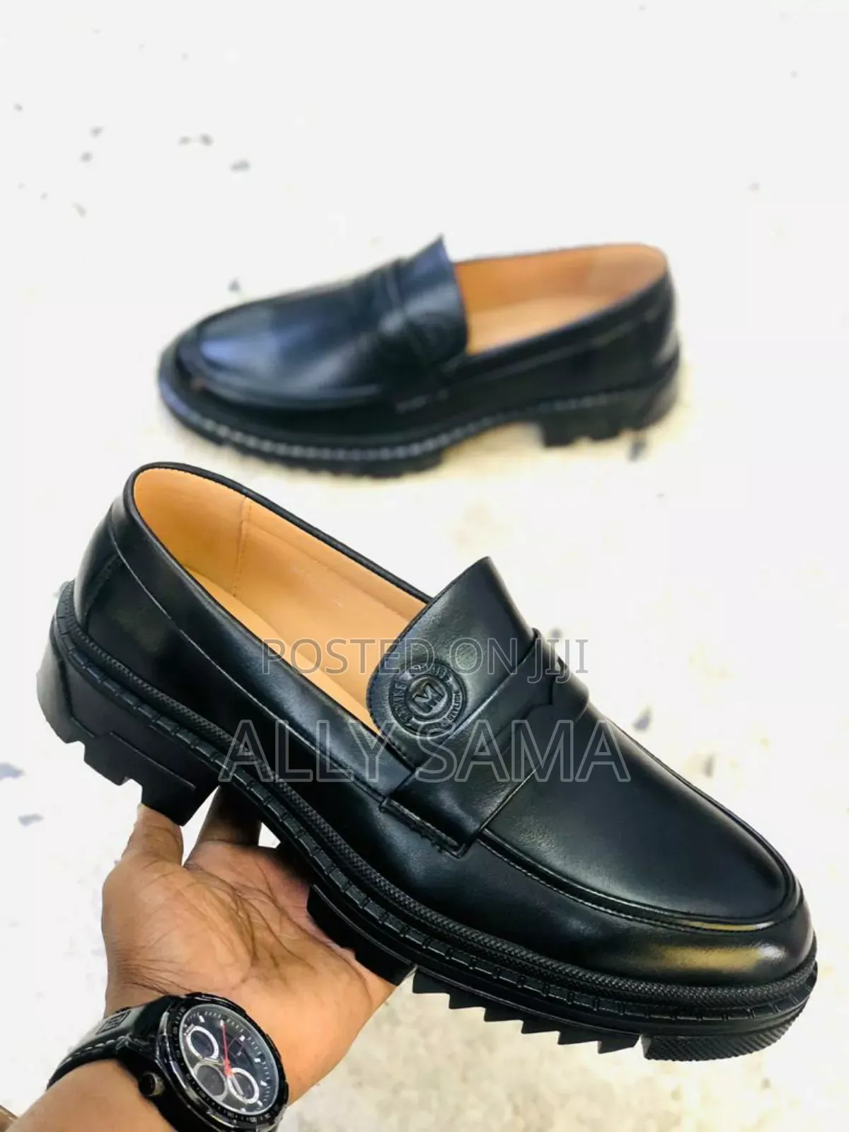 Mens Loafers Black Quality