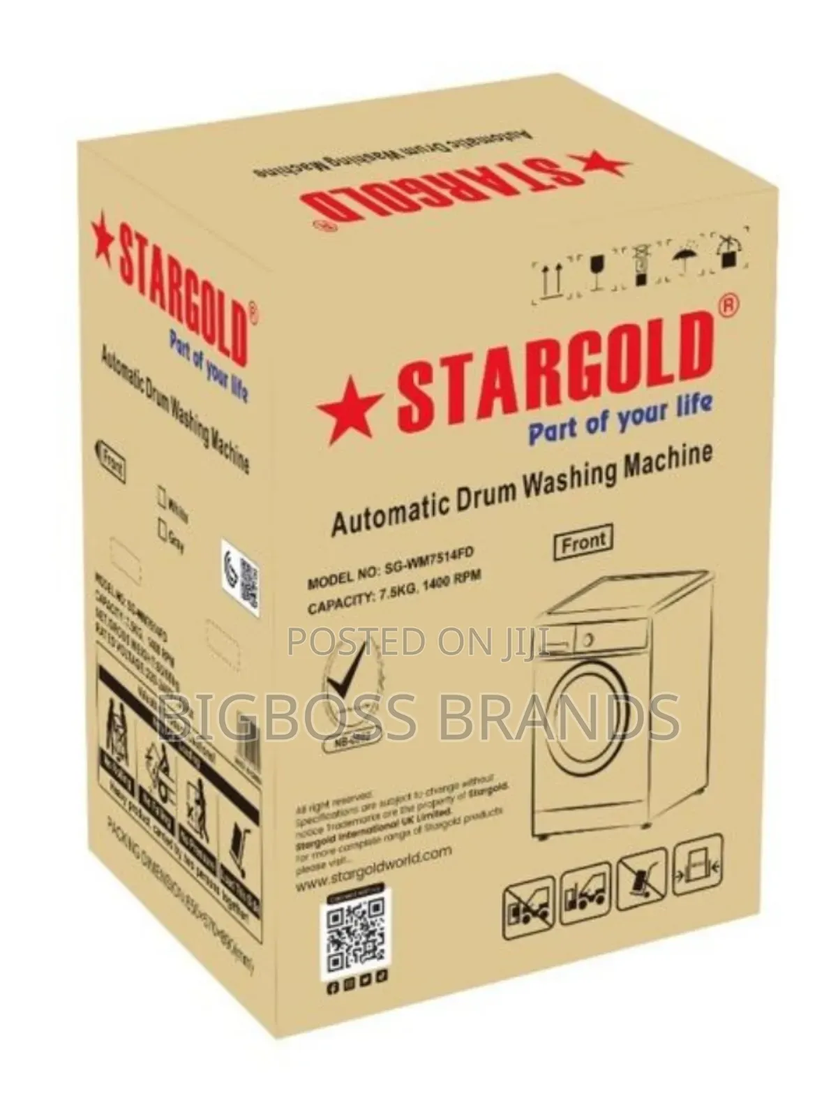 Stargold 7.5 Kg Automatic Washing Machine