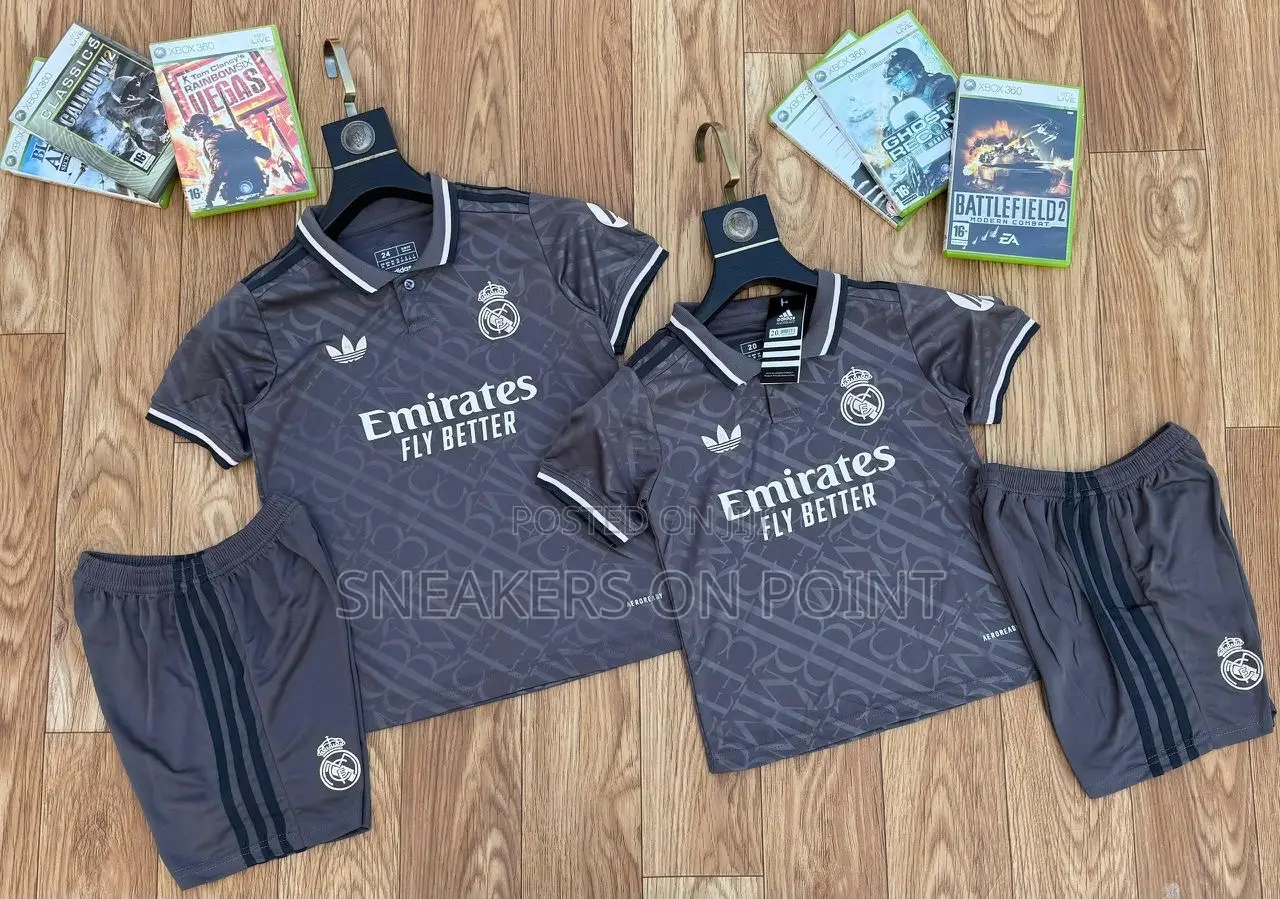 Real Madrid Kids Third JERSEY Available (1~15yrs)