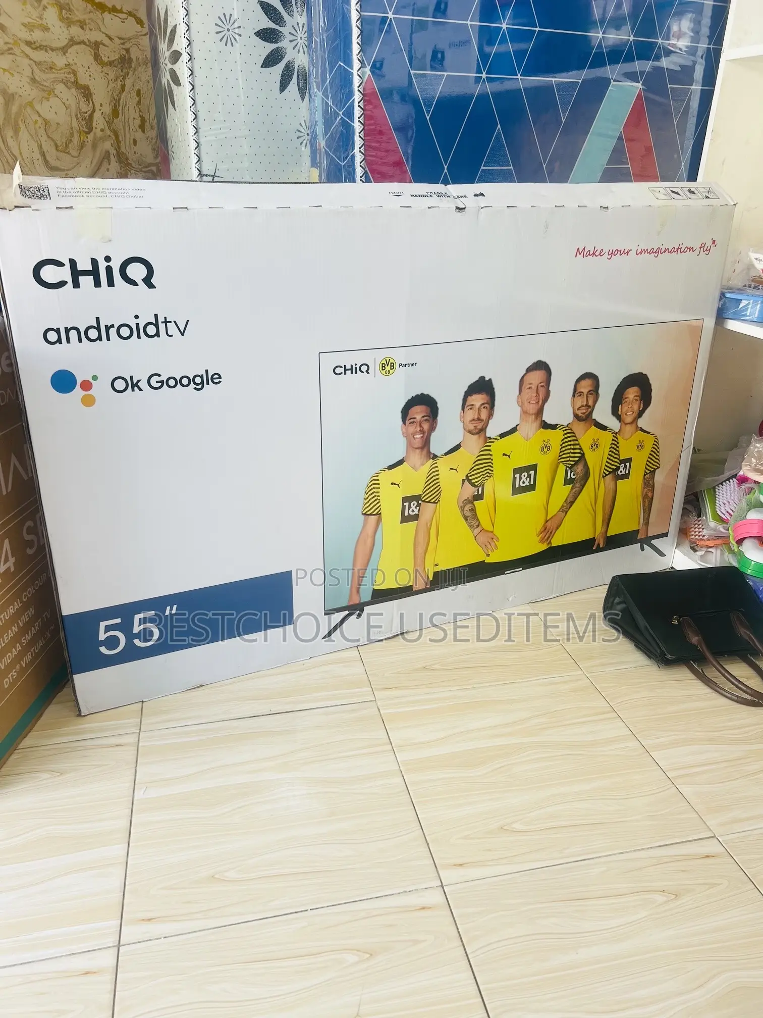 Chiq Smart Android TV Inch 55 Mpya