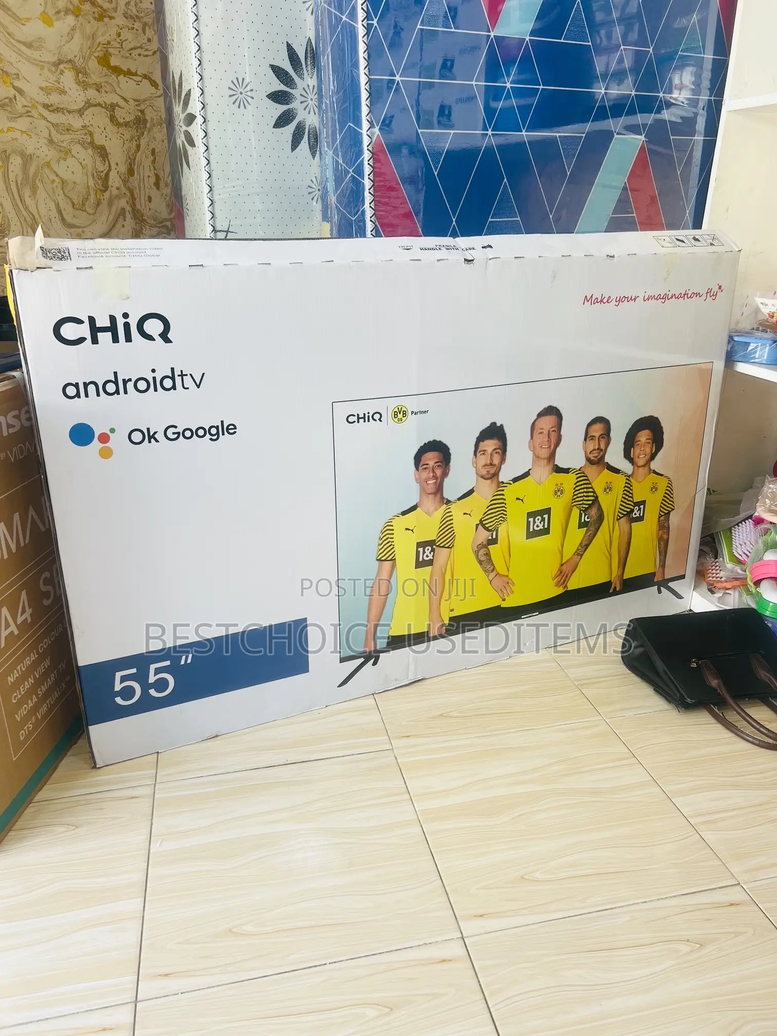 Chiq Smart Android TV Inch 55 Mpya