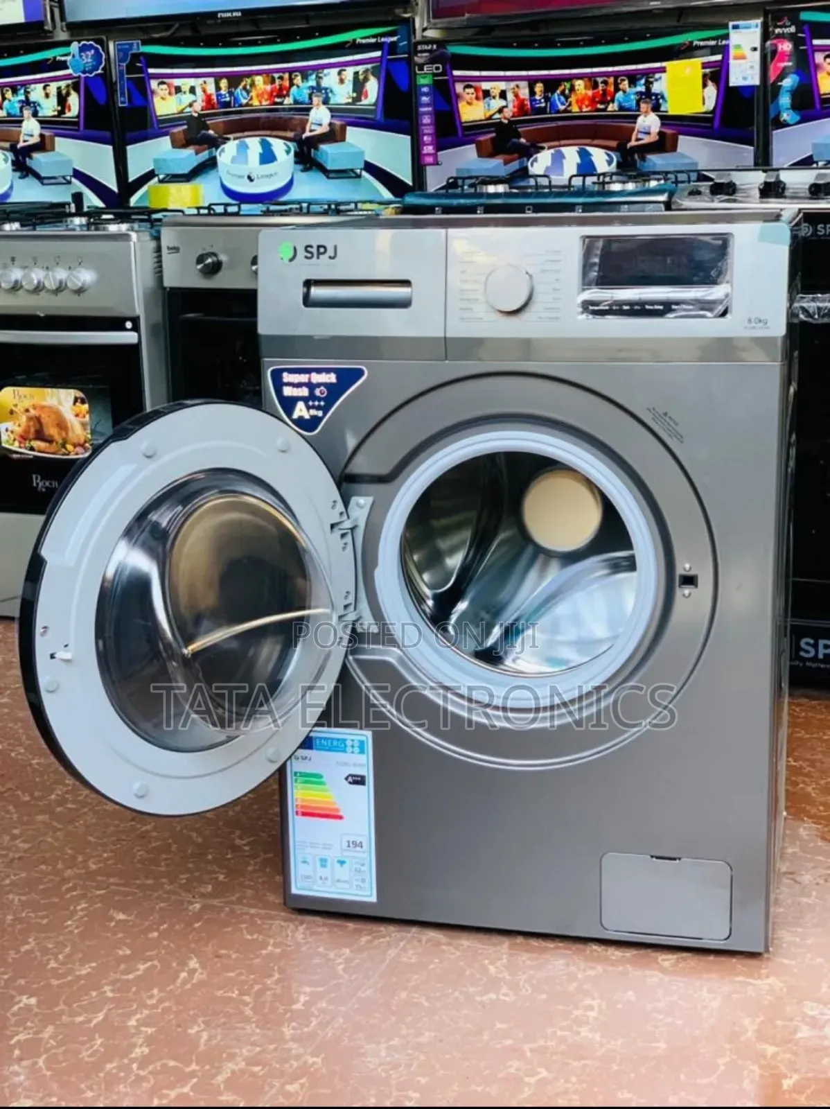 SPJ Washing Machines 8 Kg Front Load