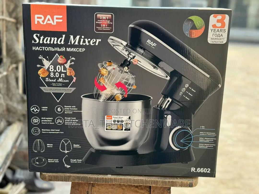 Raf Electric Stand Mixer 8L 1400W