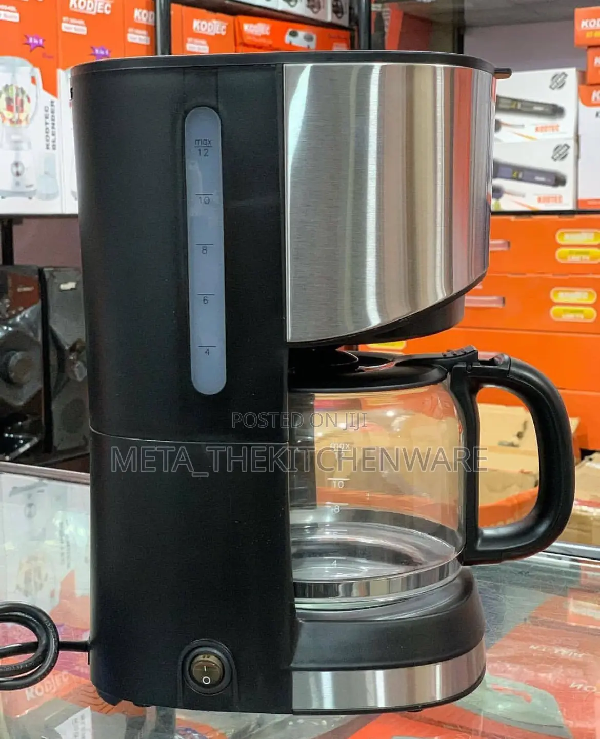 Kodtec Coffee Maker 2L (12 Cups) 900W KT-2312CM