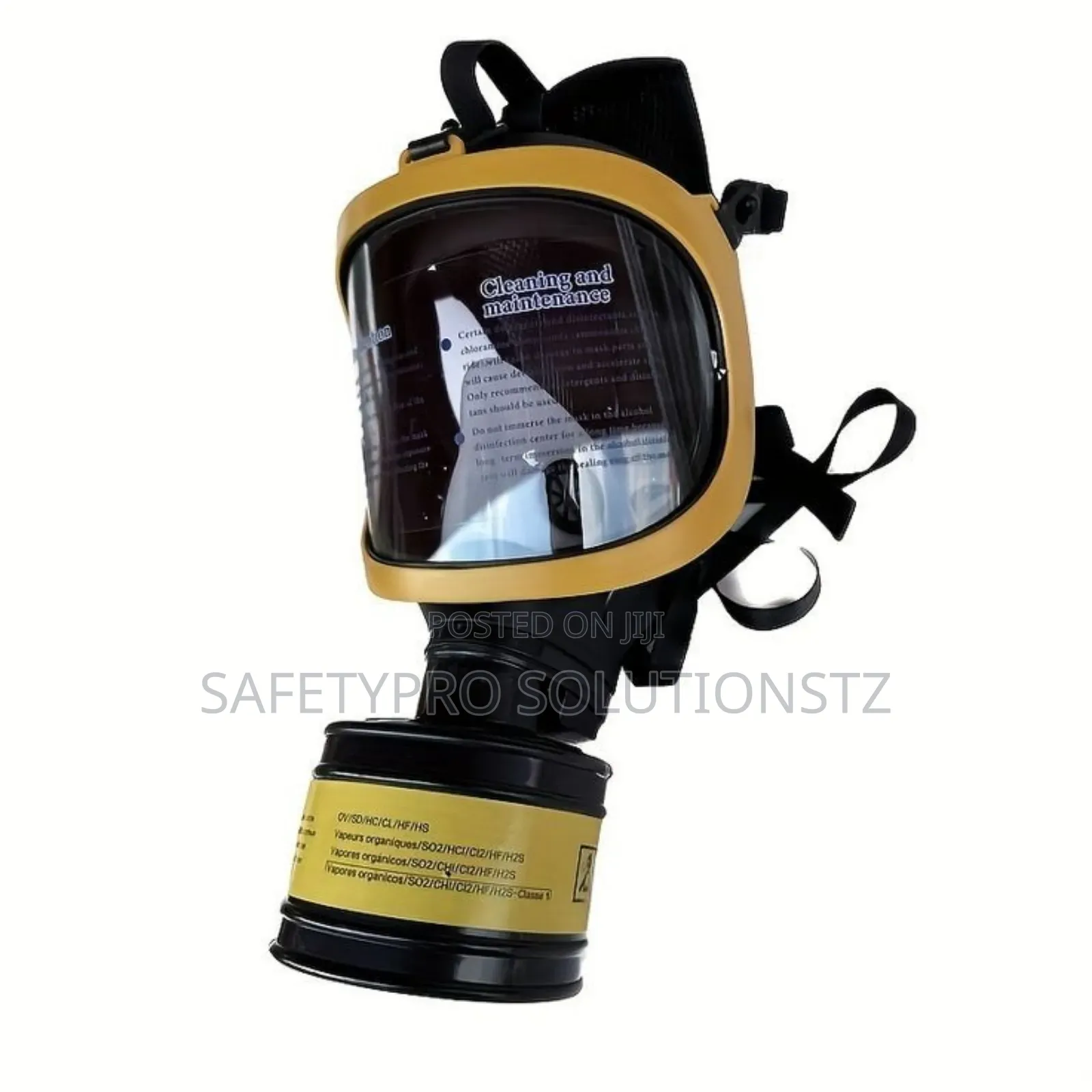 Full Face Chemical Mask (Single Filter)