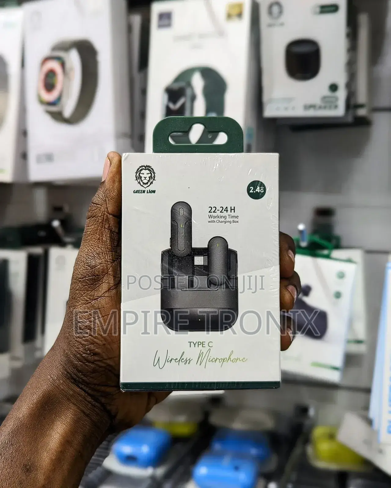 Green Lion Wireless Microphone ( Type-C Connector )