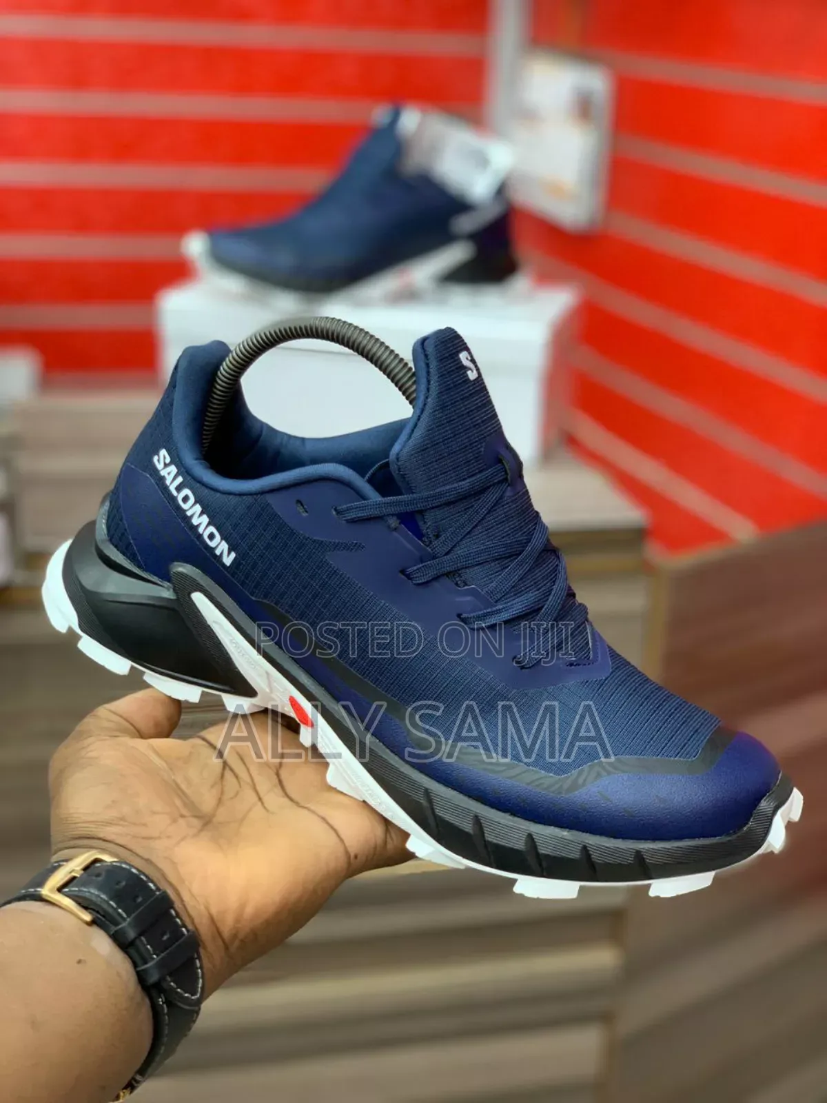 Mens Sneakers Salomon Blue
