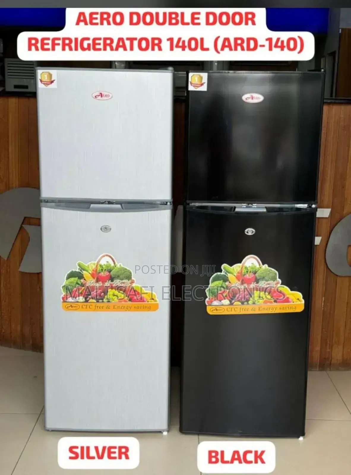 Aero Double Door Refrigerator 140 L
