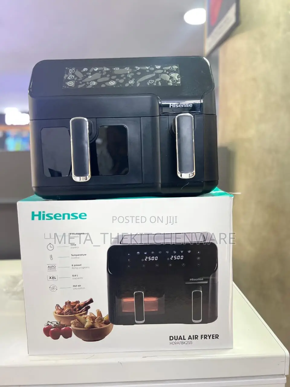 Hisense Dual Air Fryer 8.6L