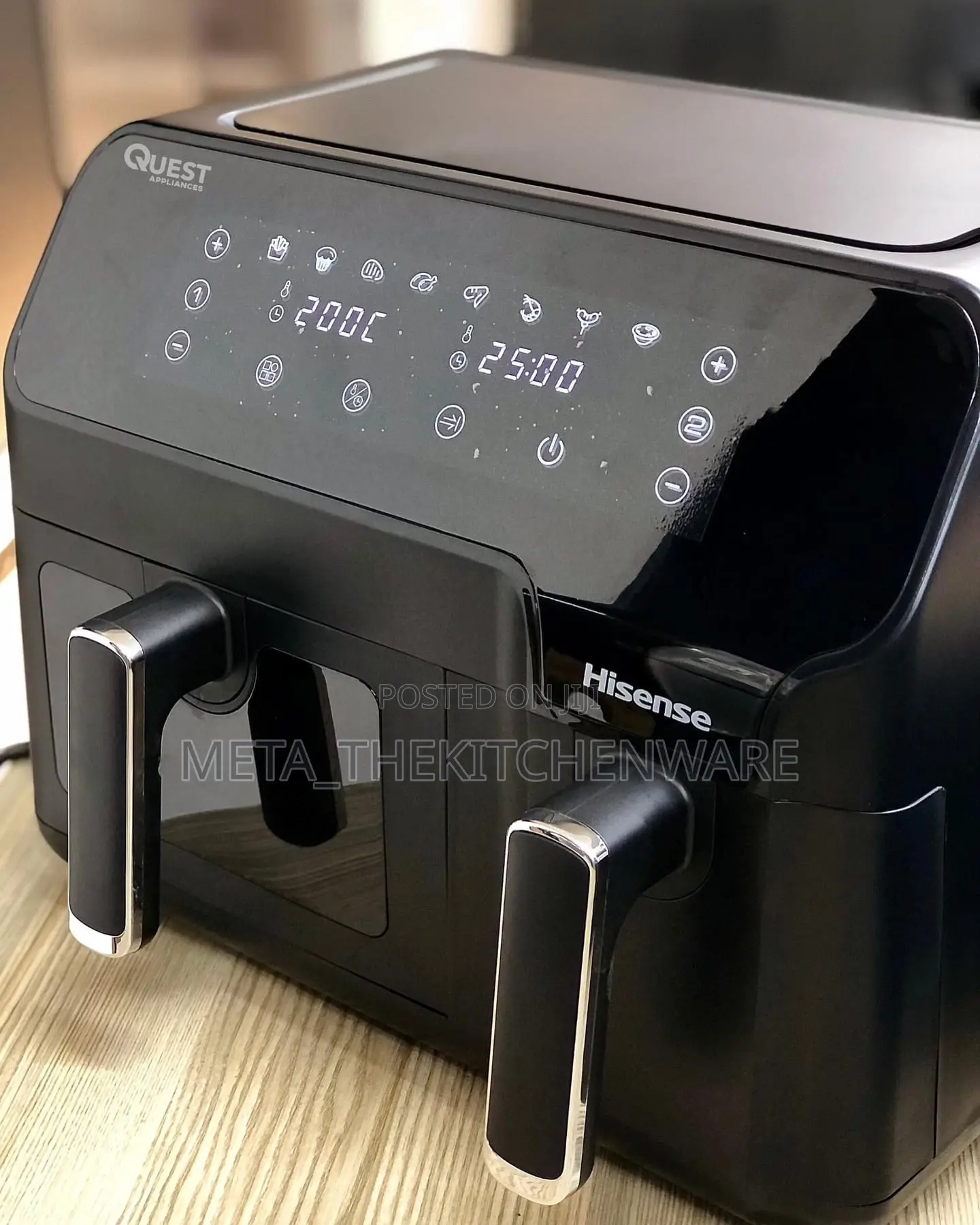 Hisense Dual Air Fryer 8.6L