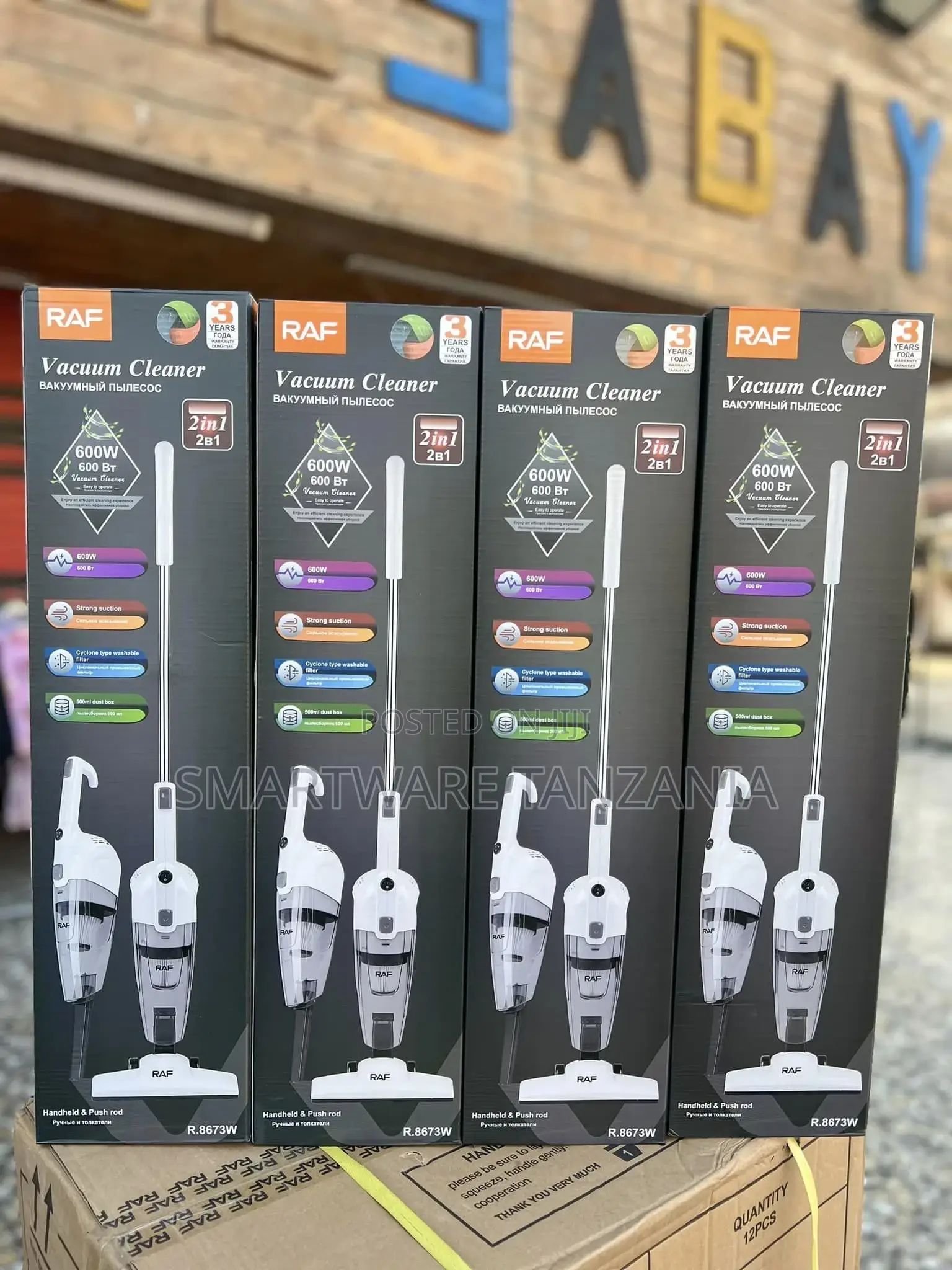 RAF Vacuum Cleaner, 600W Home Stick 2 In 1 Vacuum Cleaner