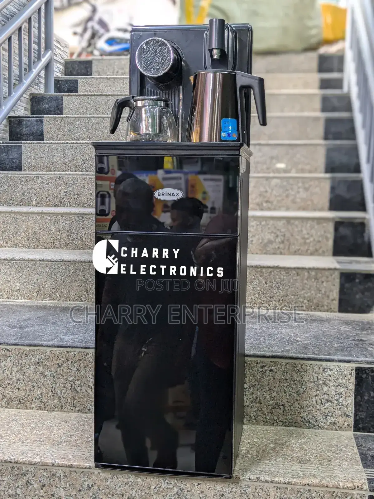 BRINAX BOTTOM Loading Water Dispenser With Coffee Maker Stov