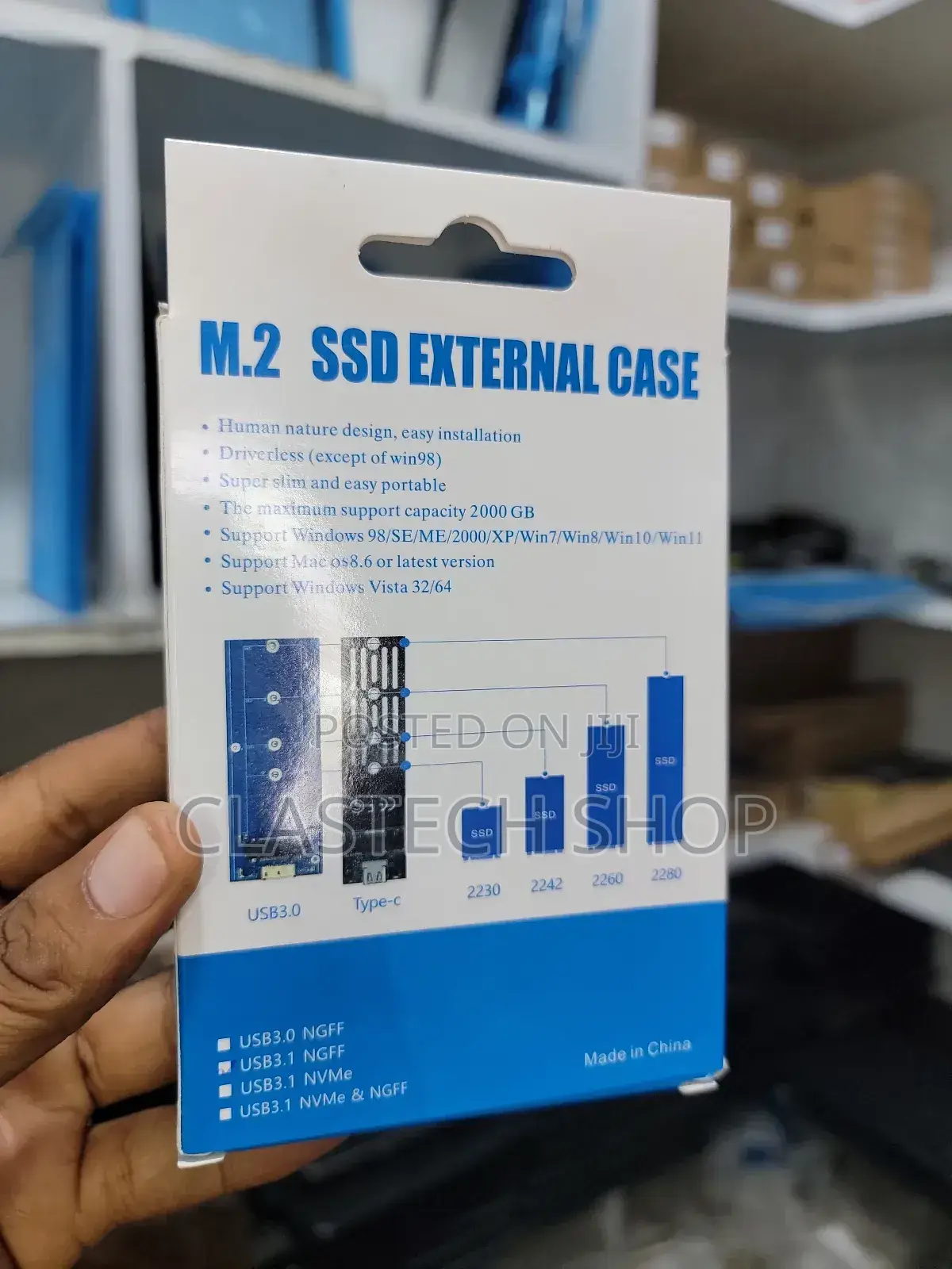 M.2 SSD External Case
