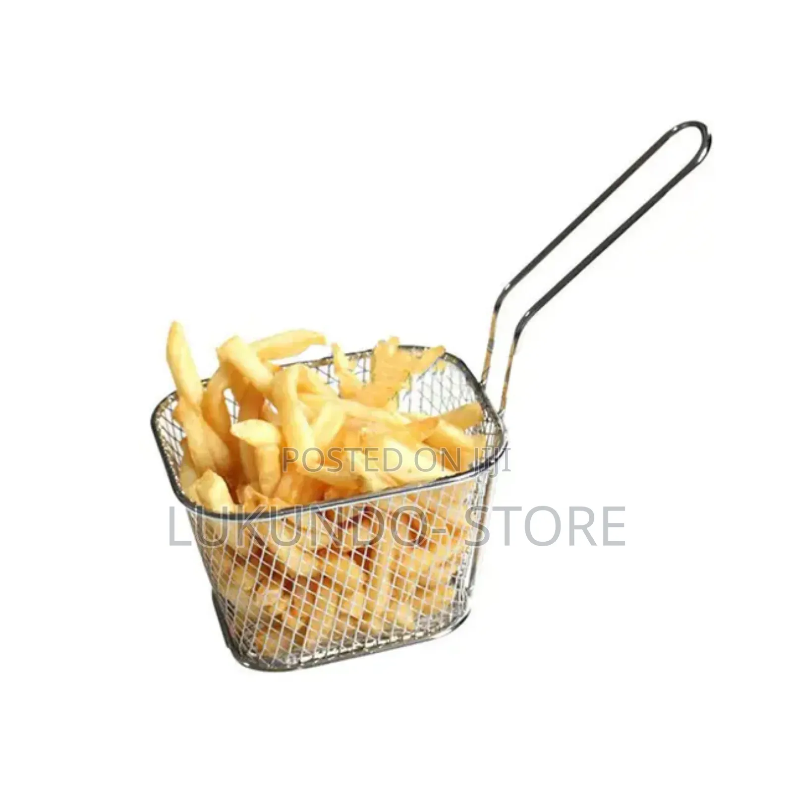 1pc Serving Baskets Stainless Steel Fry Basket Mini