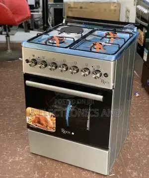 Roch 60*60 Plat3 Gas Na Plat1 Umeme Pia Kuna Oven