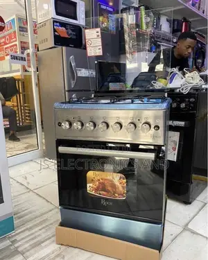 Roch 60*60 Plat3 Gas Na Plat1 Umeme Pia Kuna Oven