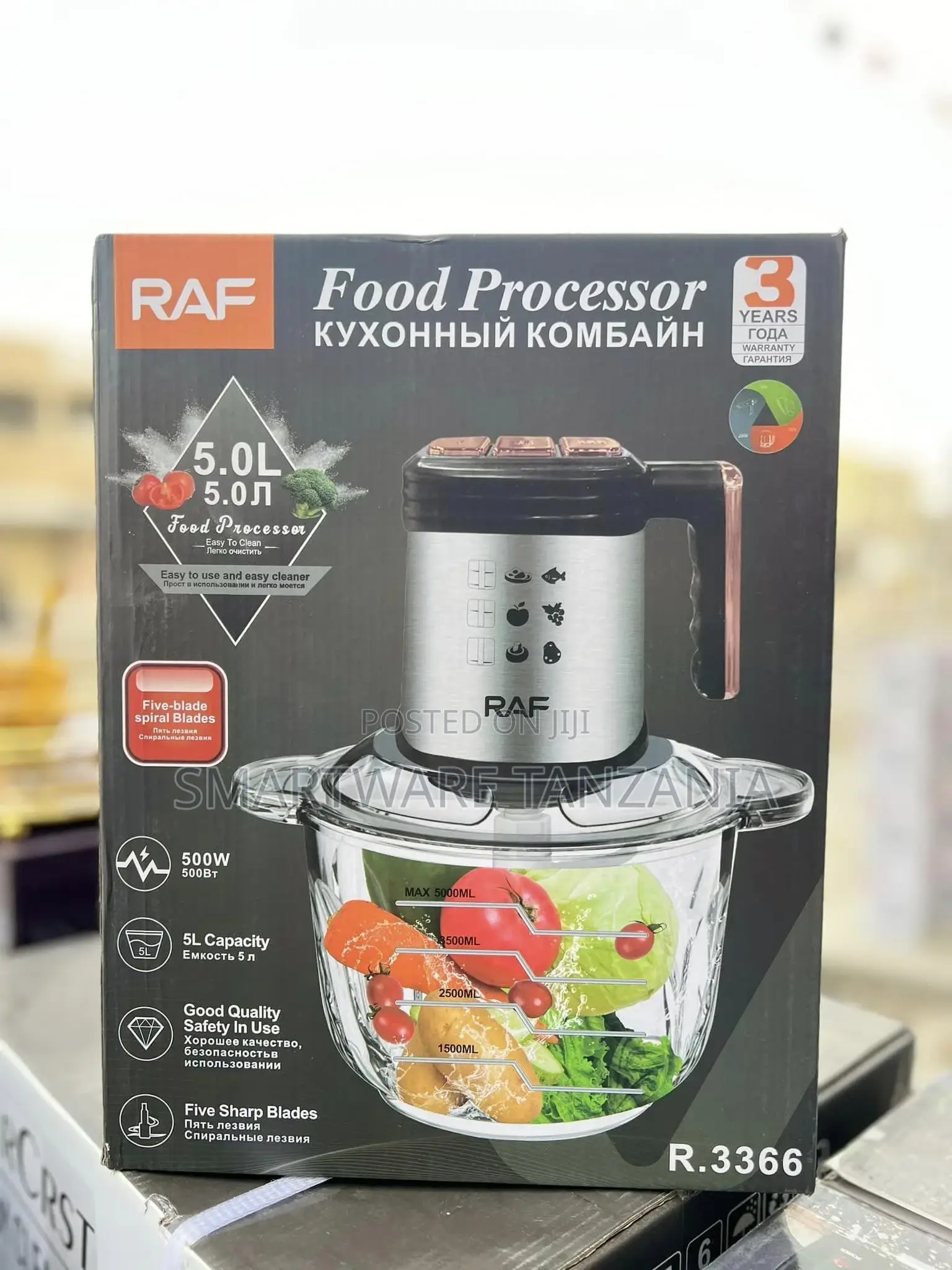 Yam Pounder 5L Food Processor Meat Grinder With Handle