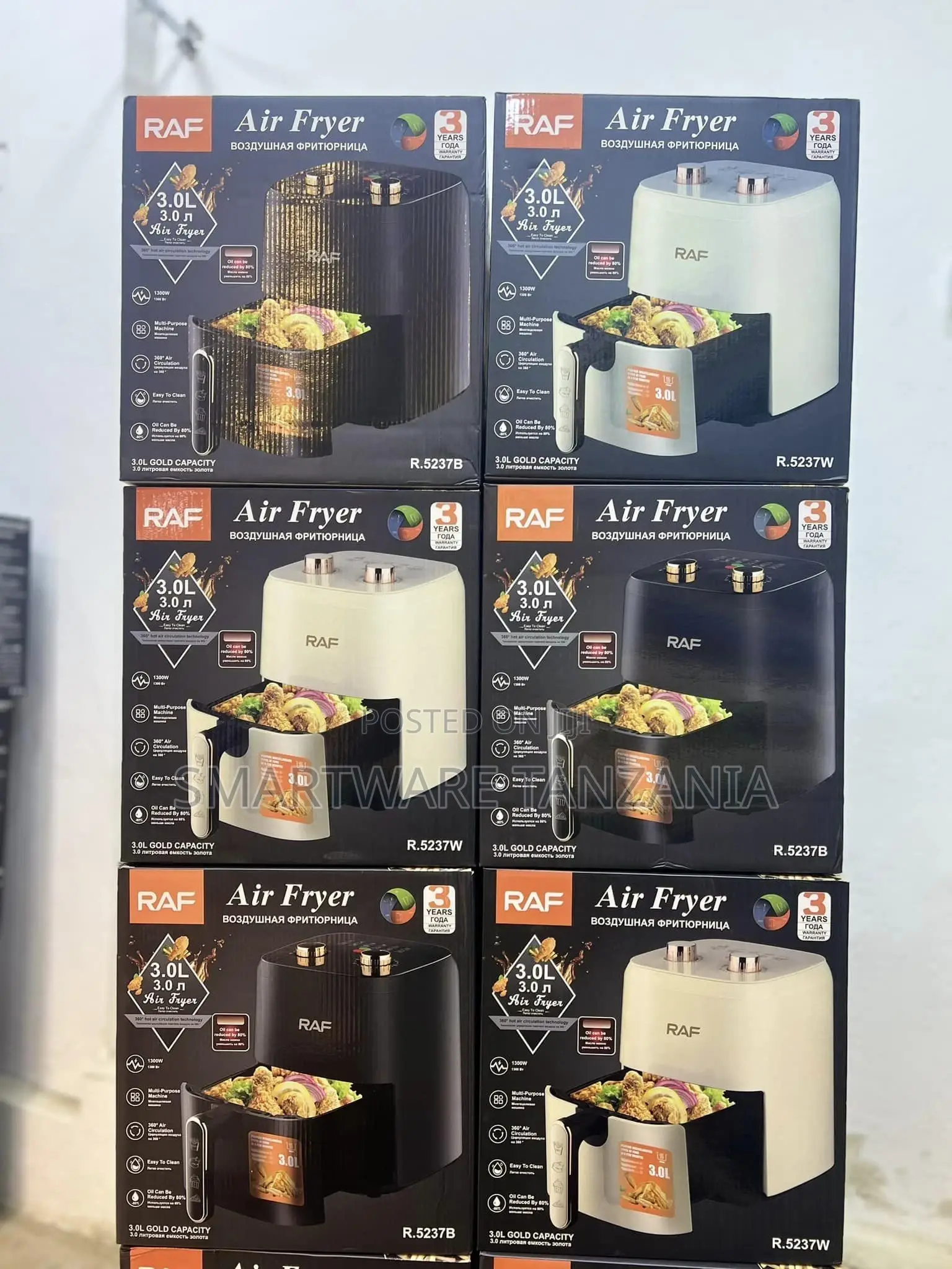 Healthy Air Fryer 3.0l LCD Screen Overheating Protection