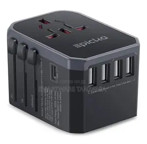 Powerology 65W PD Universal Multi-port Travel Adapter