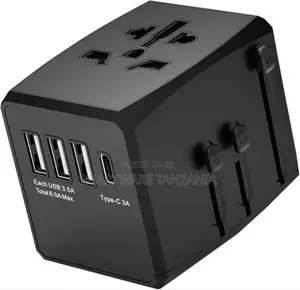 Universal Travel Adapter, Type C Plug And Socket Adapter