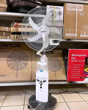 Lontor Rechargeable Mist Fan Size 16