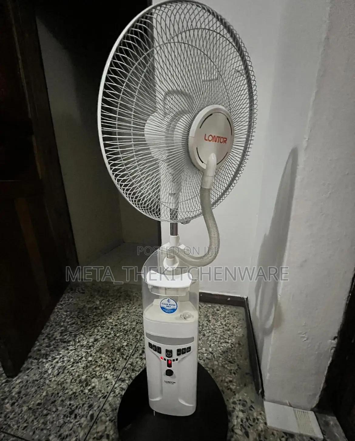 Lontor Rechargeable Mist Fan Size 16