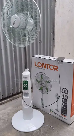 Lontor Rechargeable Standing Fan Size 16