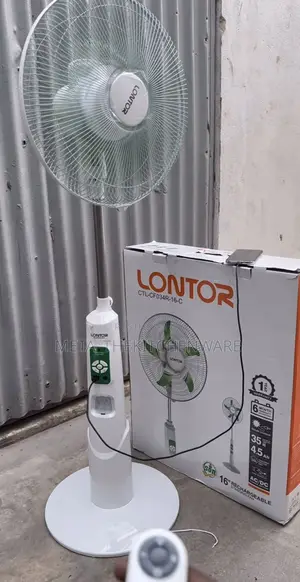 Lontor Rechargeable Standing Fan Size 16