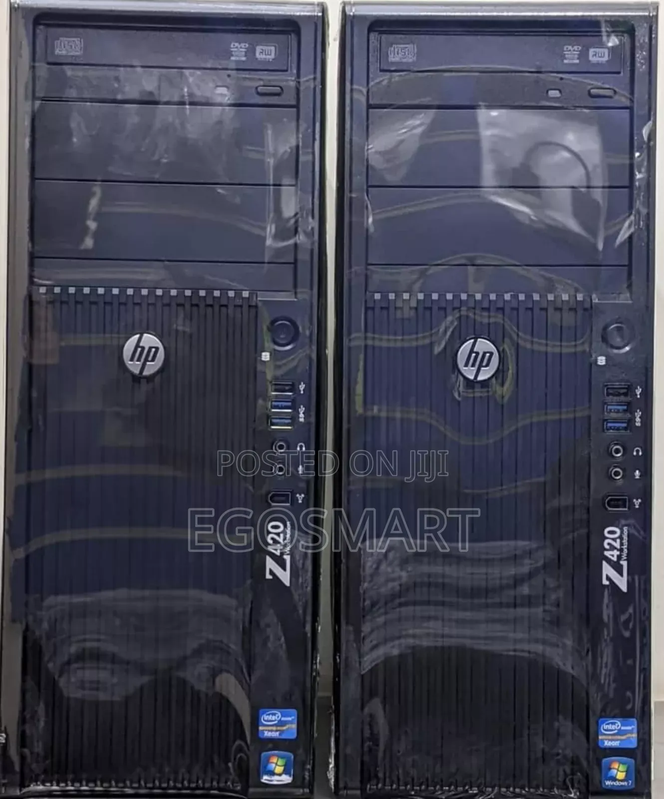 Desktop Computer HP Z420 8GB Intel Core I7 HDD 500GB