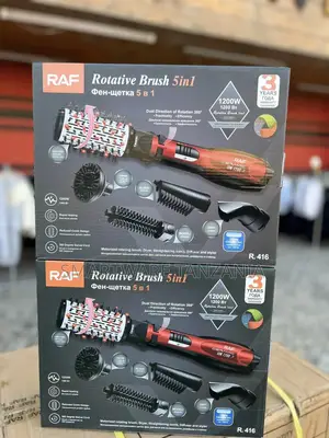 Rotating Hot Air Styling Brush 5-in-1, Hair Dryer Brush Comb