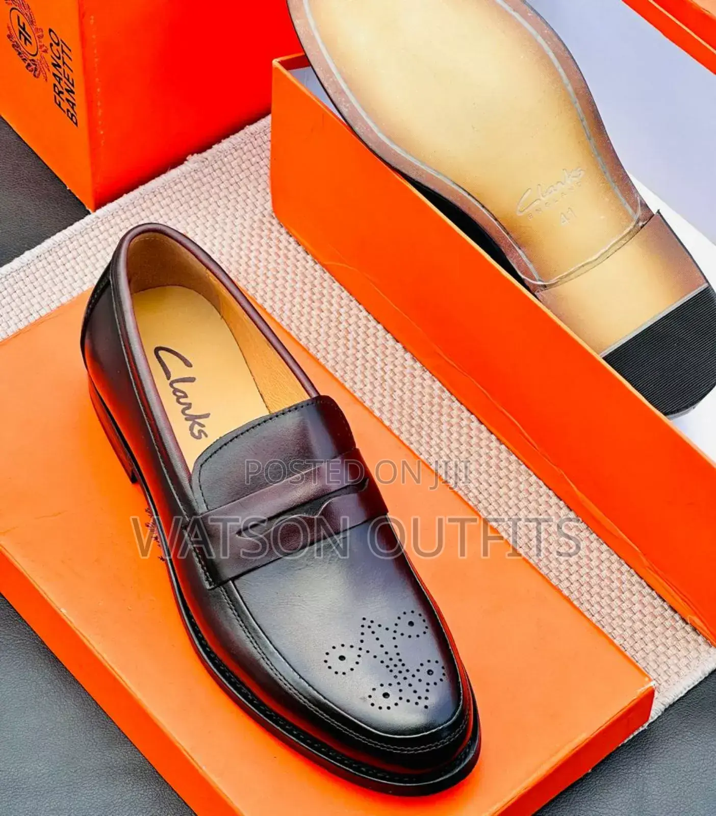 Viatu Vya Ngozi Vya Berluti Na Clarks