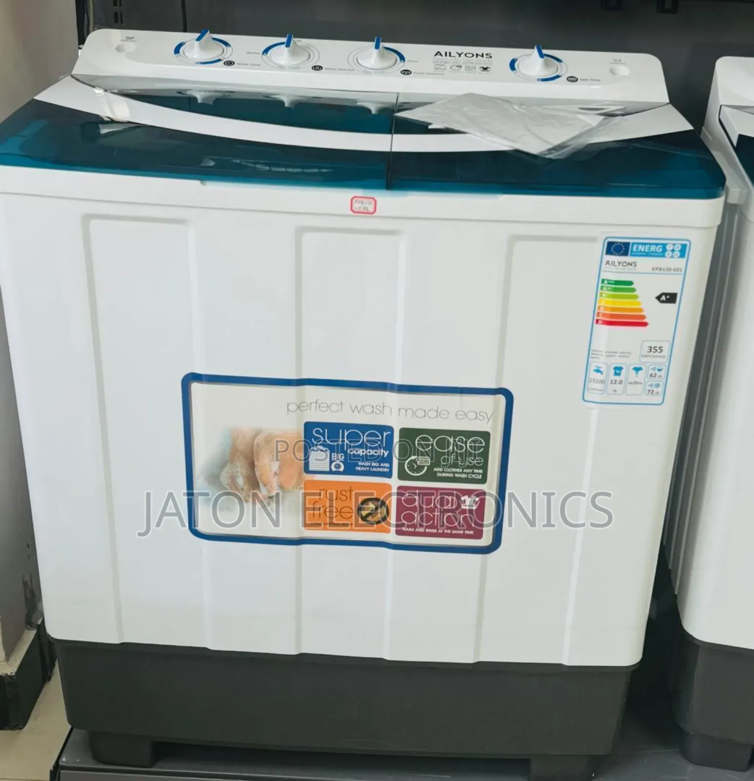 Ailyons Manual Washing Machine 10kg in Ilala Home Appliances, Jaton