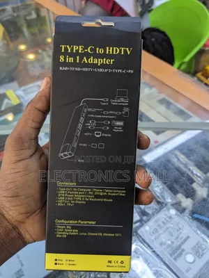 TYPE -C to HDTV 8 in 1 Adapter