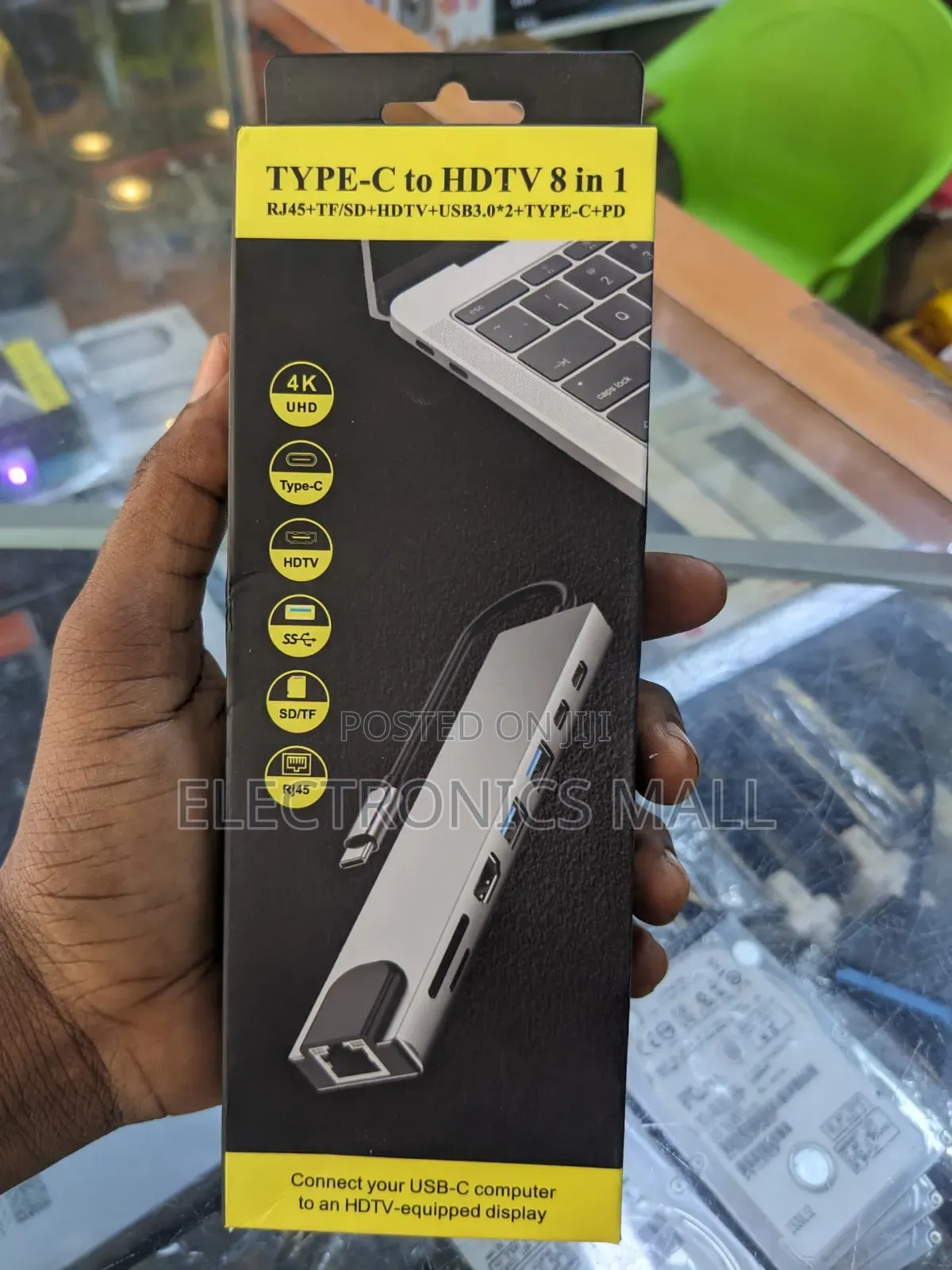 TYPE -C to HDTV 8 in 1 Adapter