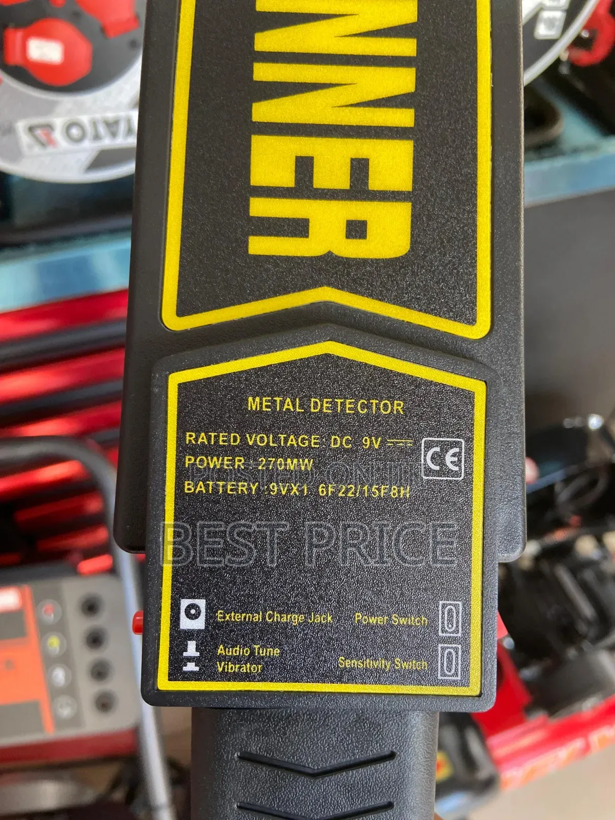 Super Scanner Hand Held Metal Detector Md-3003b1