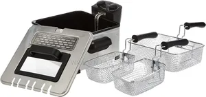 Frigidaire Fddf1002 4l Dual Tray Electric S/S Deep Fryer