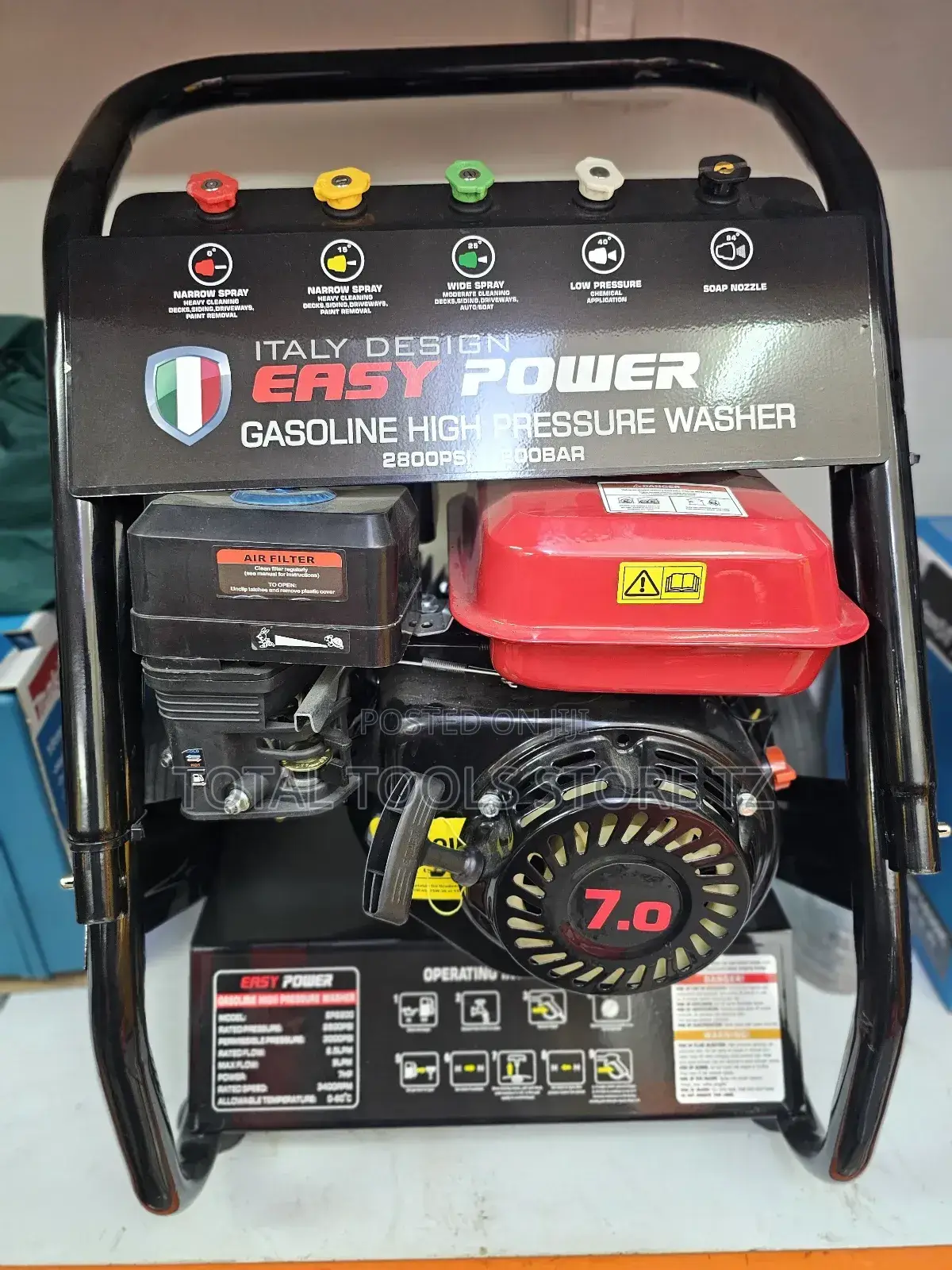 Easy Power Gasoline Pressure Washer 2200 Psi