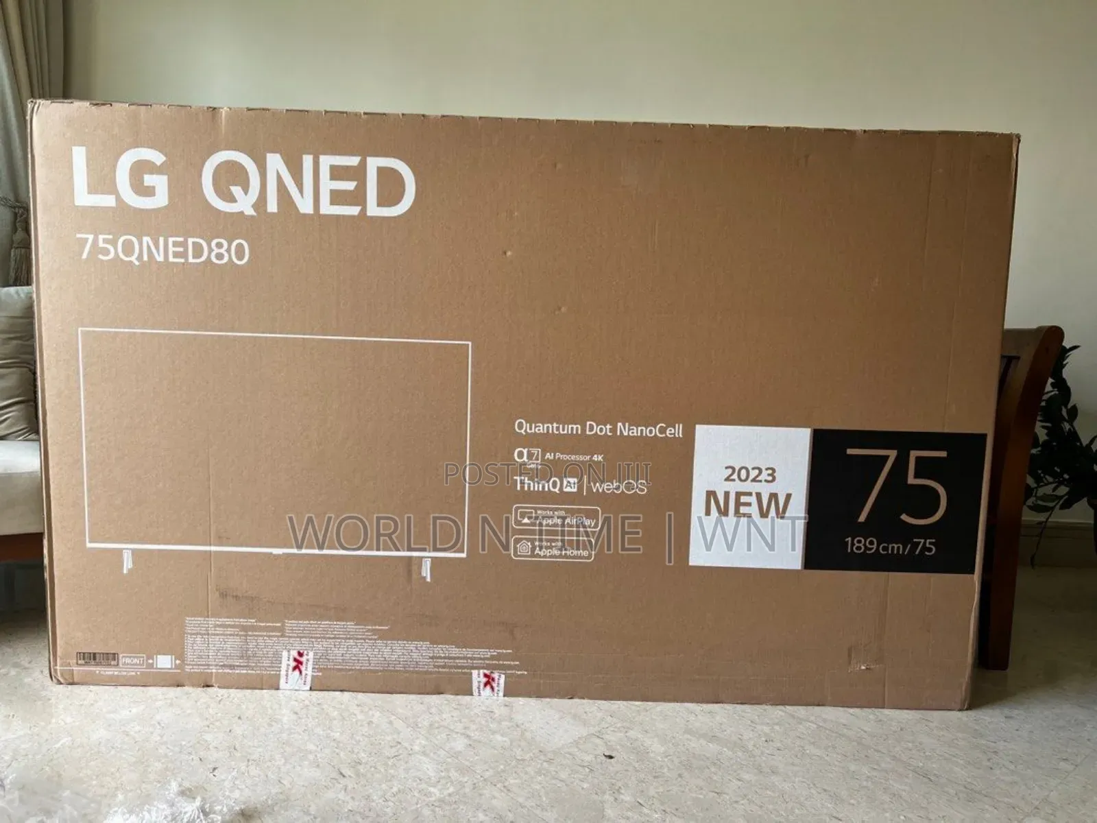 Lg
75 Inch Qned Qned80t Smart Tv Ai Magic Remote Webos24