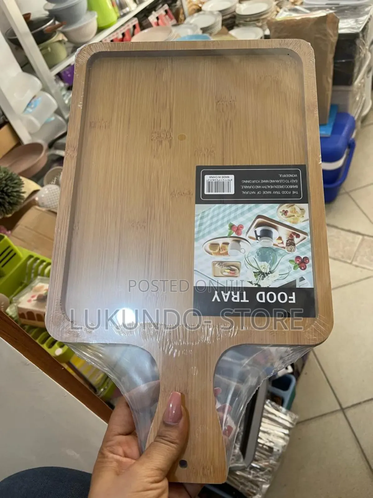 1pc Bamboo Plate