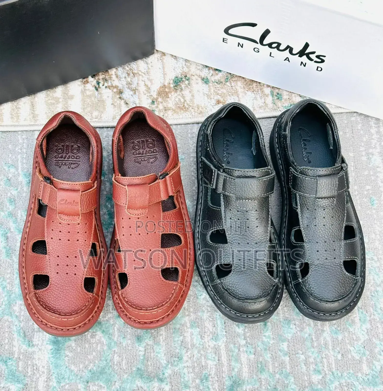 Full Box Leather Sandals
