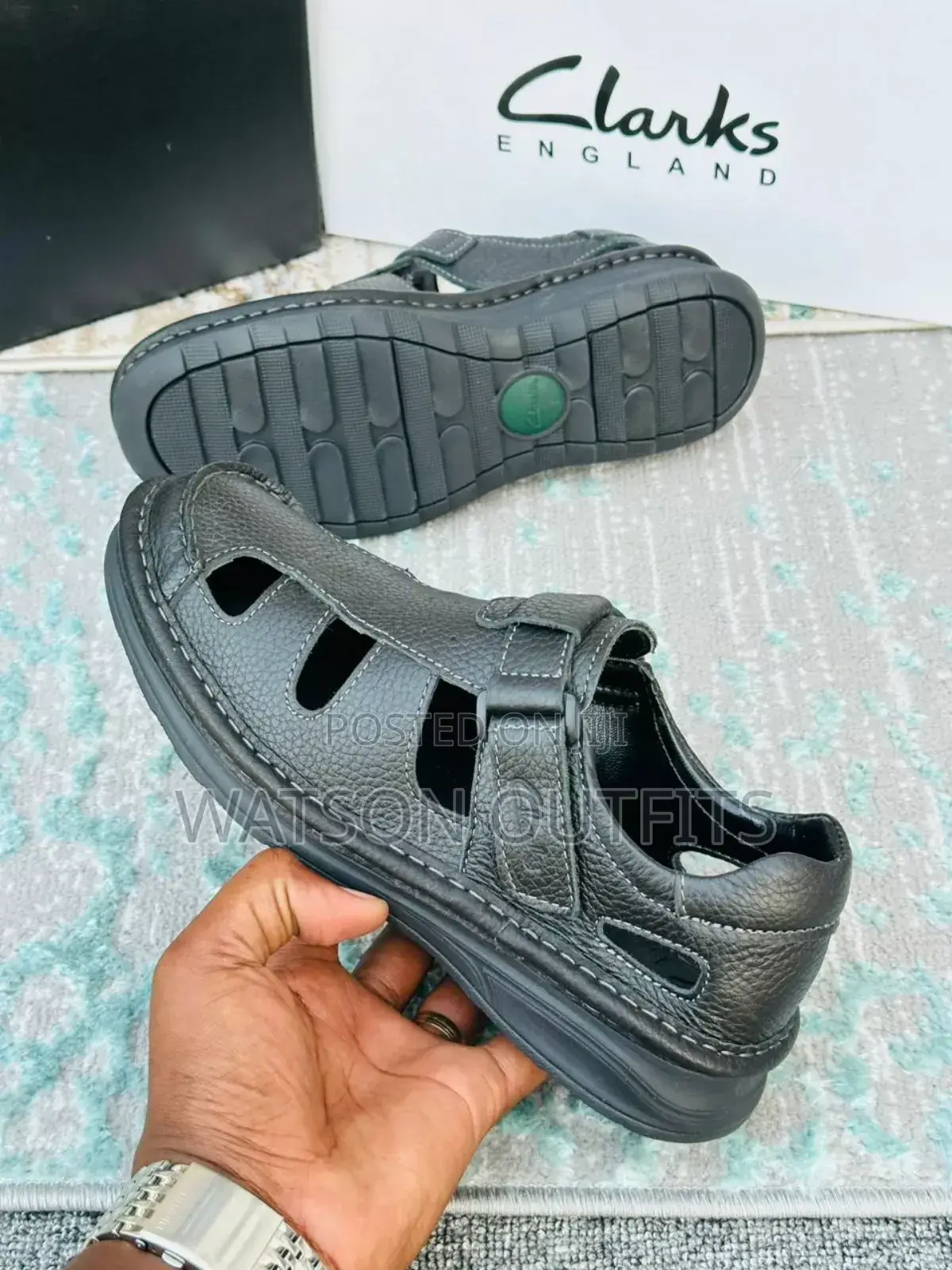 Full Box Leather Sandals