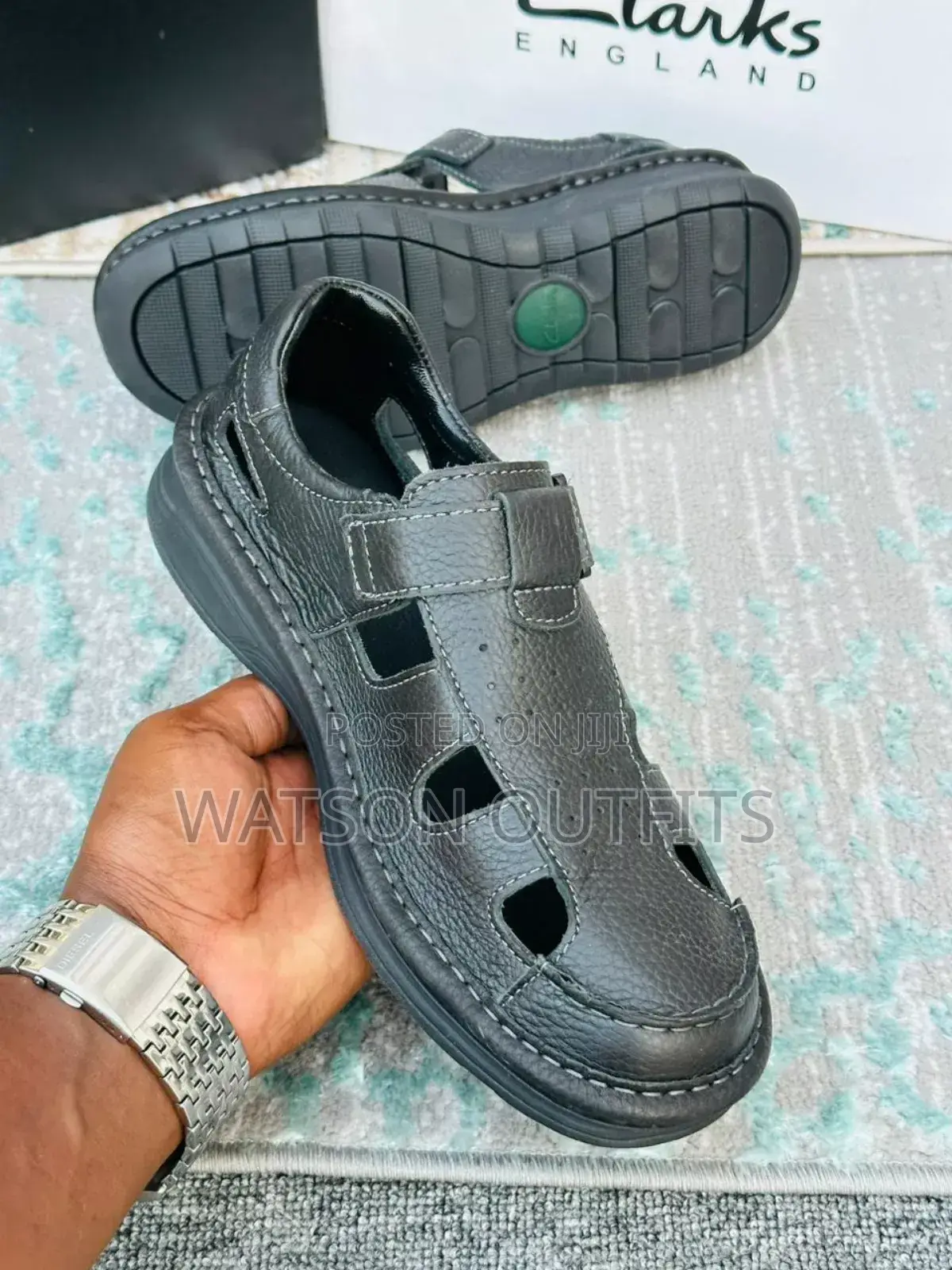 Full Box Leather Sandals