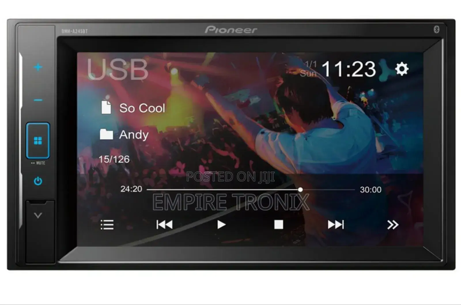 Pioneer DMH-A245BT Digital Media AV Receiver With Bluetooth