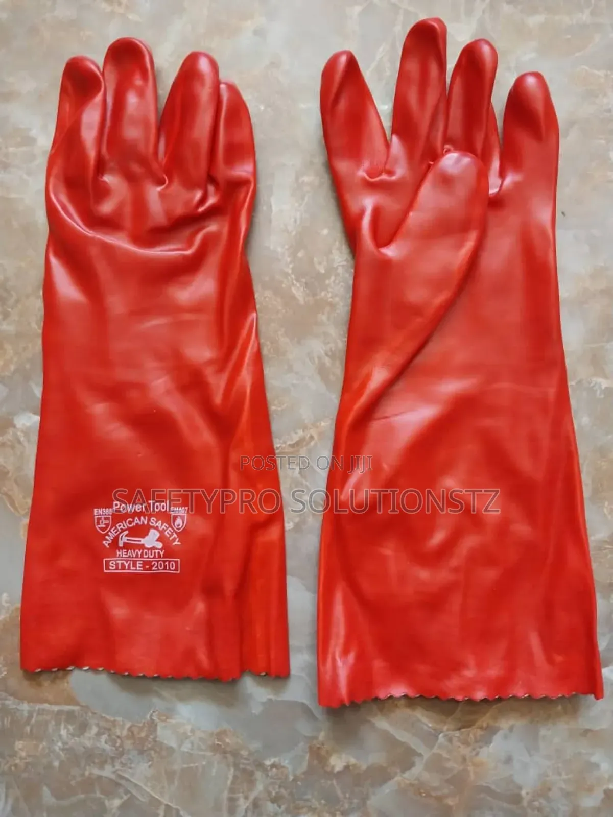 Heavy Duty PVC Chemical Gloves (Cm 16)