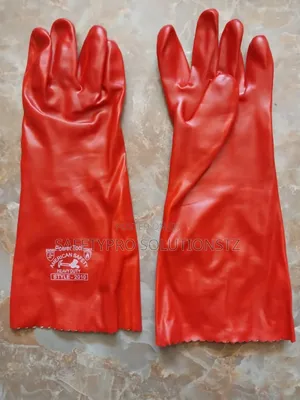 Heavy Duty PVC Chemical Gloves (Cm 16)
