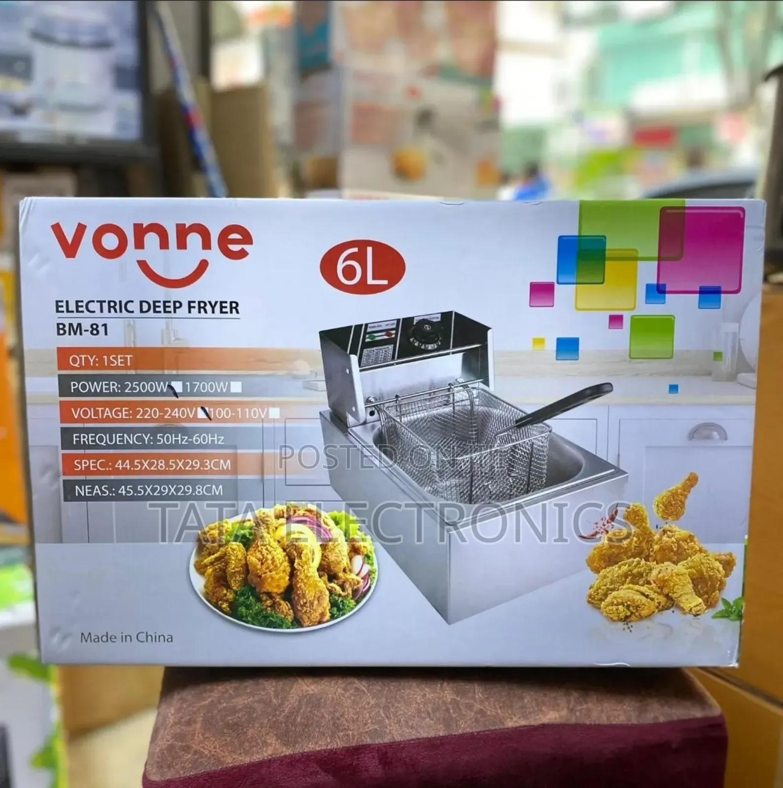 Vonne Deep Fryer 6 L || BM-82