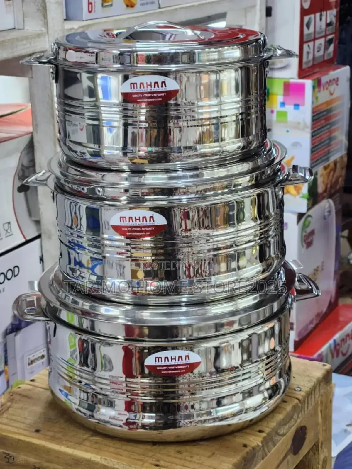 Hotpot Set Nzuri Kubwa 3kg Haipitishi Maji Made In India