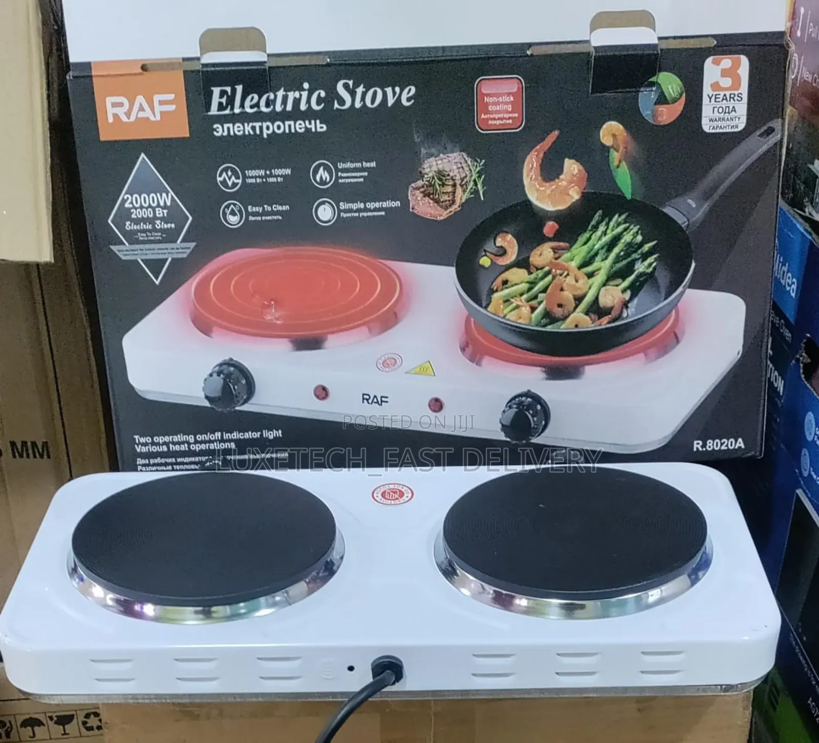 Raf Electric Stove 2 Plates